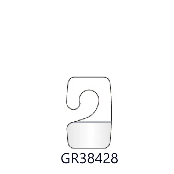 Self-Adhesive J Hook Hang Tabs 10 J hook hang tabs GR38428
