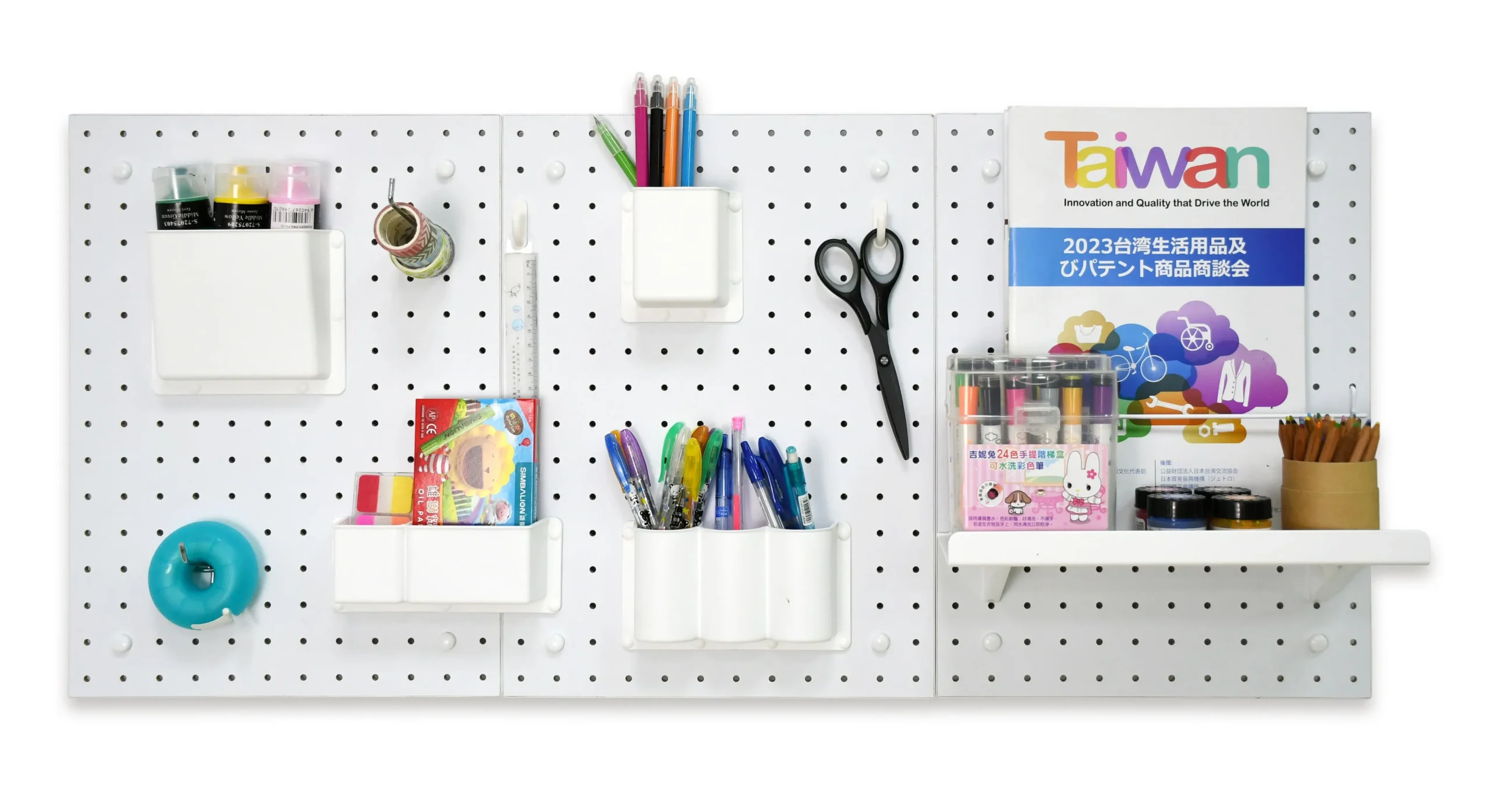 12″x16″ Pegboard Organizer Kit (3-Piece Set) 12 group of pegboard 3PCS 10 scaled