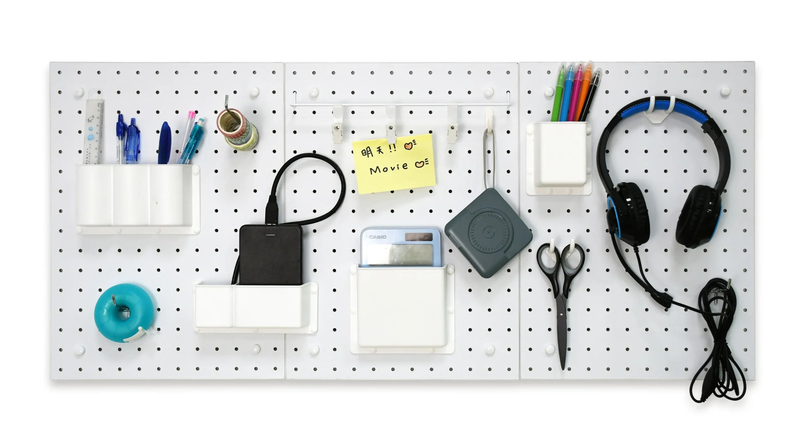 12″x16″ Pegboard Organizer Kit (3-Piece Set) 13 group of pegboard 3PCS 8 scaled