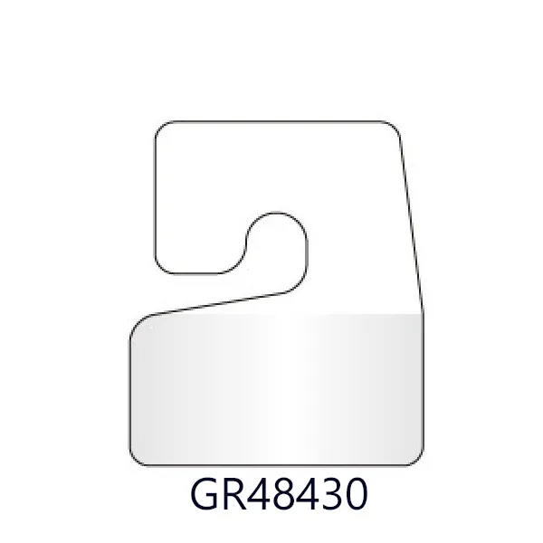 自黏 J 型貼勾 13 J hook hang tabs GR48430